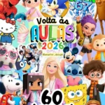 Ana Flor Volta Às Aulas 2026 - Etiquetas Escolares