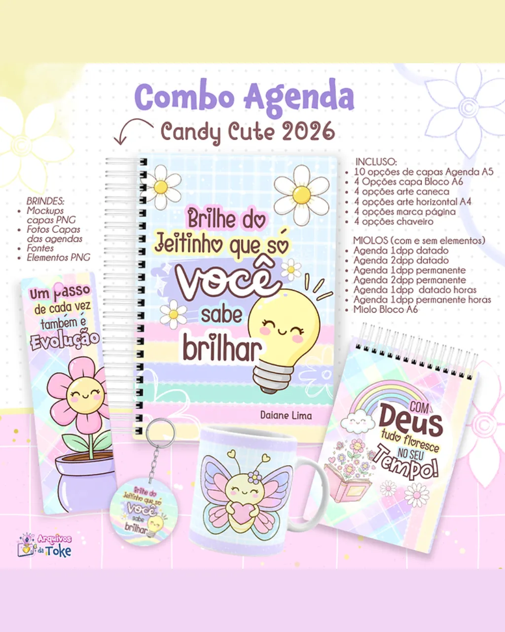 Arquivos da Toke – Combo Agenda Candy Cute-1Resultado Arquivos da Toke – Combo Agenda Candy Cute - Imagem 1
