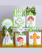 Batizado Verde – Juliana Artes | Kit Digital de Personalizados