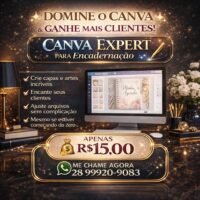 Curso Canva Expert para Encadernação