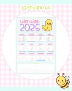 Kit Digital – Calendários Fofinhos 2026 - Imagem 4