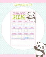 Kit Digital – Calendários Fofinhos 2026 - Imagem 3