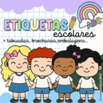 Etiquetas Escolares 2026 - Desenhitos