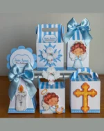 Festa Pronta – Batizado Azul – Juliana Artes - Imagem 10