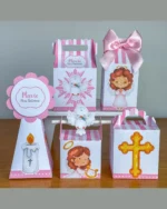 Festa Pronta – Batizado Rosa – Juliana Artes - Imagem 12