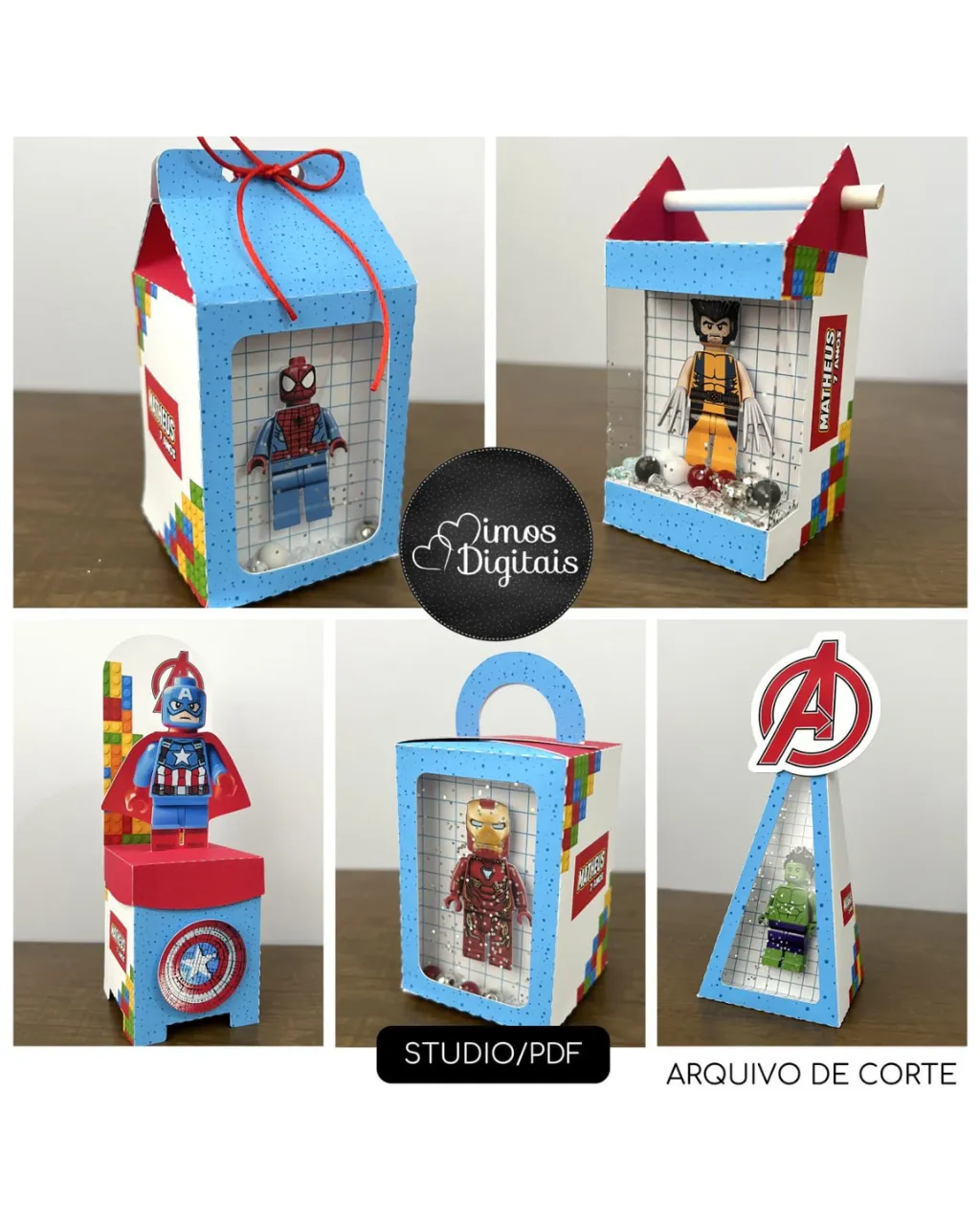 Festa Pronta – LEGO Vingadores – ArtesanouResultado Festa Pronta – LEGO Vingadores – Artesanou - Imagem 1