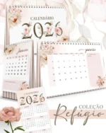 Kit Calendário 2026 – Coleção Refúgio – Bicho Papel