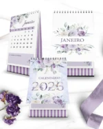 Kit Calendário 2026 – Coleção Violeta – Bicho Papel - Imagem 2