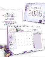 Kit Calendário 2026 – Coleção Violeta – Bicho Papel - Imagem 3