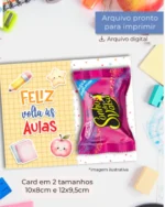 Kit Card Multiuso – Feliz Volta às Aulas – Balloon Criativo - Imagem 9