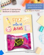 Kit Card Multiuso – Feliz Volta às Aulas – Balloon Criativo - Imagem 8