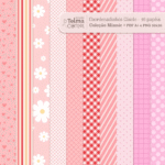 Papéis Gisele - Coleção Minnie - PDF A4 e PNG 30cm