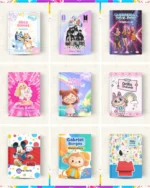 Volta às Aulas 2026 – Capas de Caderno Meninos e Meninas – Ana Flor Design - Imagem 3