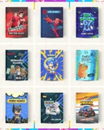 Volta às Aulas 2026 – Capas de Caderno Meninos e Meninas – Ana Flor Design - Imagem 4