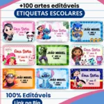 Etiquetas Escolares 2026 – Criart Pixel
