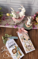 Caixa para barra de chocolate e cards Lembrancinhas de Páscoa - Imagem 2