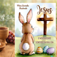 Sacolinha Páscoa Cristã Jesus – Arquivo Digital para Imprimir Grande, Pequena, Infantil e Adulto