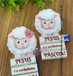 Combo Digital Mimos de Páscoa Cristã e Delicada – Arquivos Digitais para Imprimir com Card Bis, Card Cruz, Adesivo KitKat e Sacola - Imagem 2