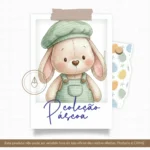 Coleção Páscoa Criativa Verde – Arquivo Digital para Imprimir com Lembrancinhas e Personalizados