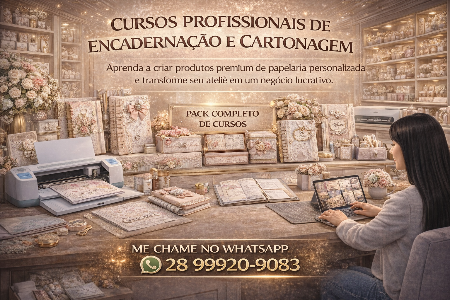 CURSO ENCADERNAÇÃO E CARTONAGEM