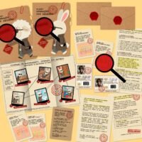 Caça aos Ovos Operação Ovo Secreto – Arquivo Digital para Imprimir com Kit Investigativo de Páscoa