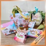 Kit sacolinha para guloseimas – Páscoa coelhos