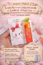 Arquivo Digital Cartão para Protetor Labial – Páscoa