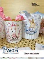 Páscoa 2026 - Combo Printables ( Coelhos + Jesus ) - Imagem 2