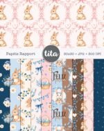 Páscoa 2026 - Combo Ilustrações Coelhos - Imagem 4