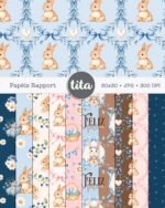 Páscoa 2026 - Combo Ilustrações Coelhos - Imagem 3