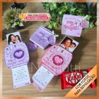 2 Caixas câmera com porta kit kat – Dia das mães (Iza)