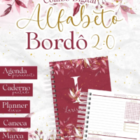 COMBO Alfabeto Bordô 2.0 (Letterinhas)