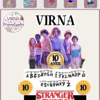 Stranger Things - Topo de Bolo