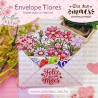 Envelope Flores Dia das Mães