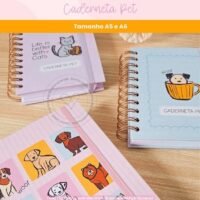 Combo Caderneta Pet (Branco Papel)