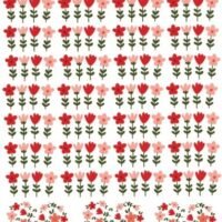 Arte Digital DTF UV Dia das Mães Flores avulsas(Folha A4)