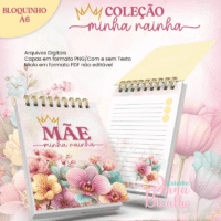 Bloquinho A6 Coleção Minha Rainha