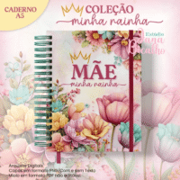 Caderno A5 Coleção Minha Rainha