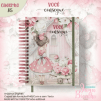 Caderno A5 Você Consegue
