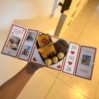 Caixa Vermelha Coração- Dia das Mães