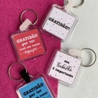 Cartão com Chaveiro - Dia do Trabalhador