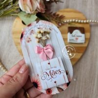 Cartão flor Cacau Show - Mães 26 (Bella Ideia)