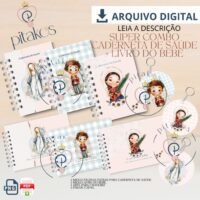 SUPER COMBO Cadernetas de Saúde N.S das Graças, São Carlo Acutis e Santa Luiza (Pitakos)