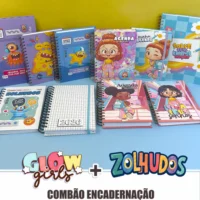 Combão Encadernação Menina e Menino- Volta às Aulas 2026