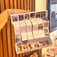 Caixa Cascata de Fotos - Dia das Mães