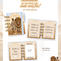 O Senhor Caminhará ao seu Lado - Combo Mini Bíblias (Pamella)