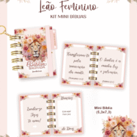 Leão Feminino - Combo Mini Bíblias (Pamella)