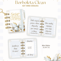 Borboleta Clean - Combo Mini Bíblias (Pamella)