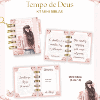Tempo de Deus - Combo Mini Bíblias (Pamella)