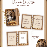 Leão e o Cordeiro - Combo Mini Bíblias (Pamella)